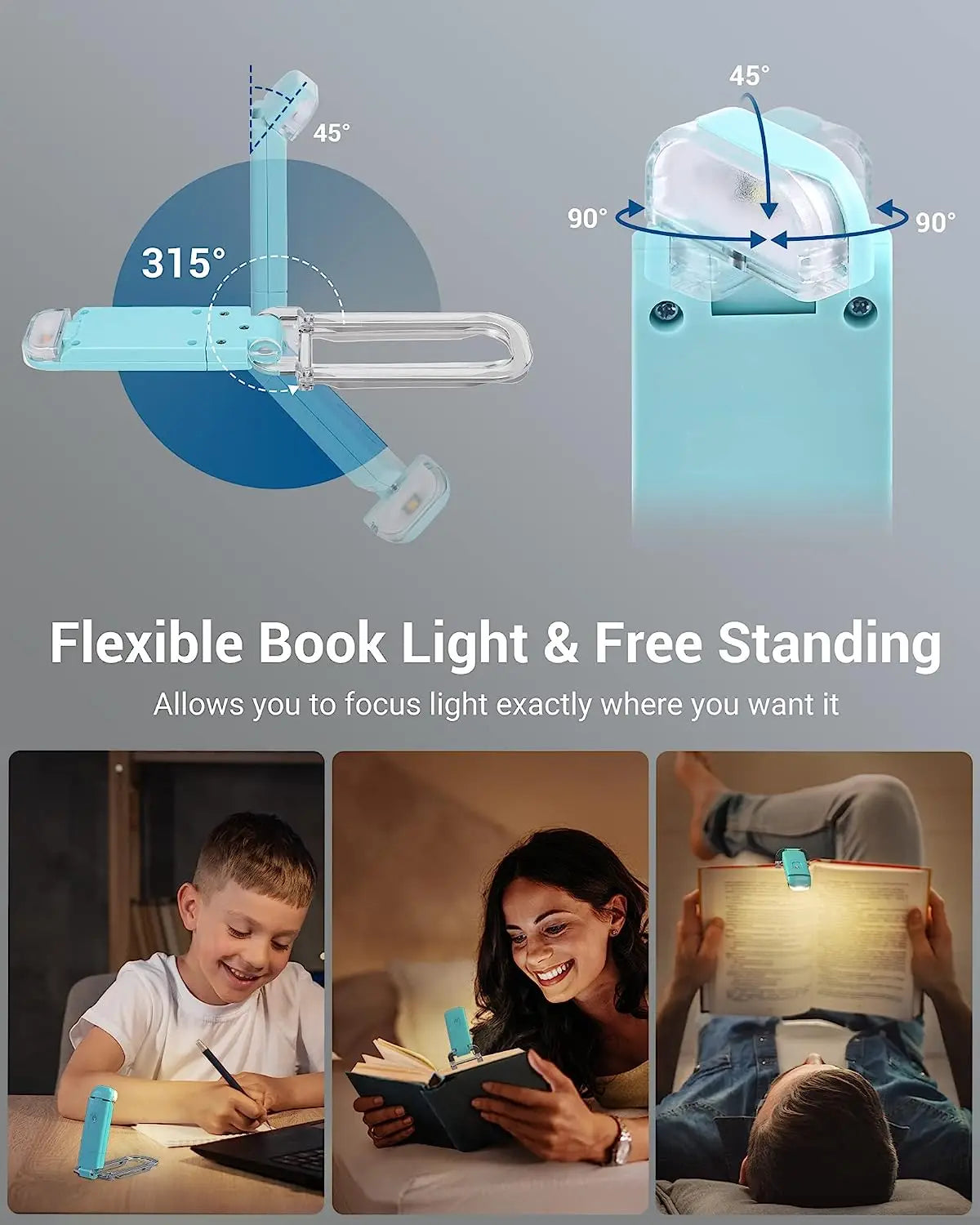 Amber Glow Book Light
