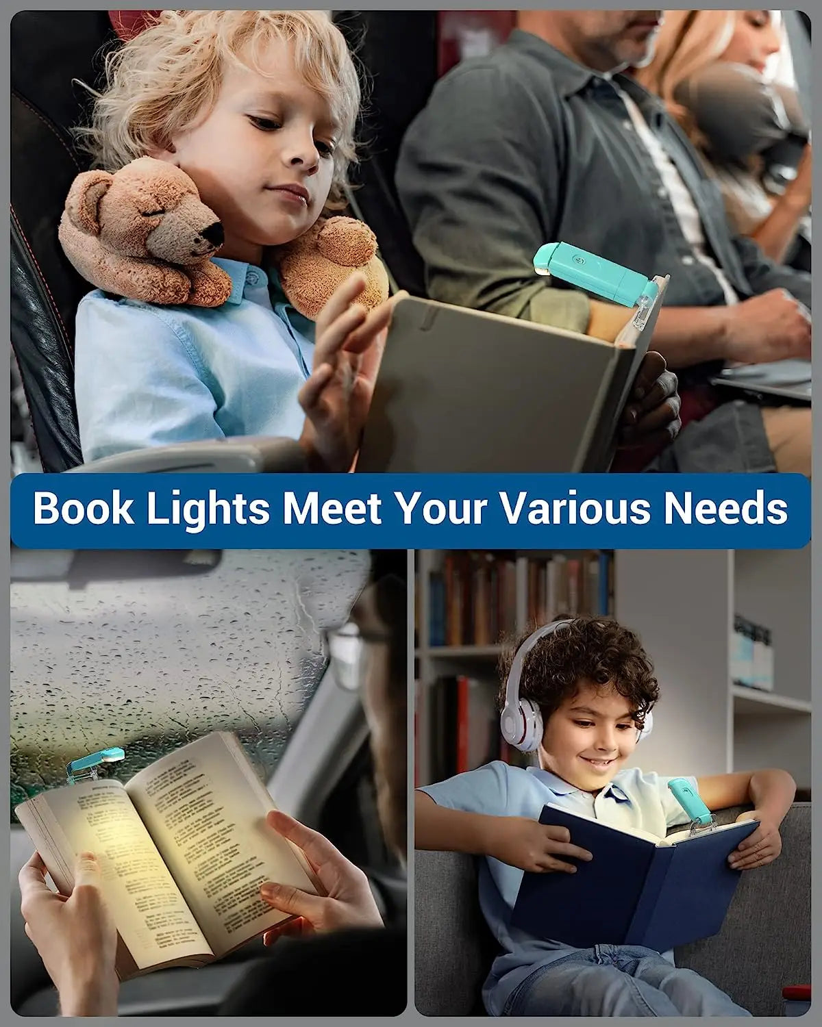 Amber Glow Book Light